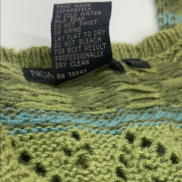 Green and blue cardigan - Picture 5 of 7